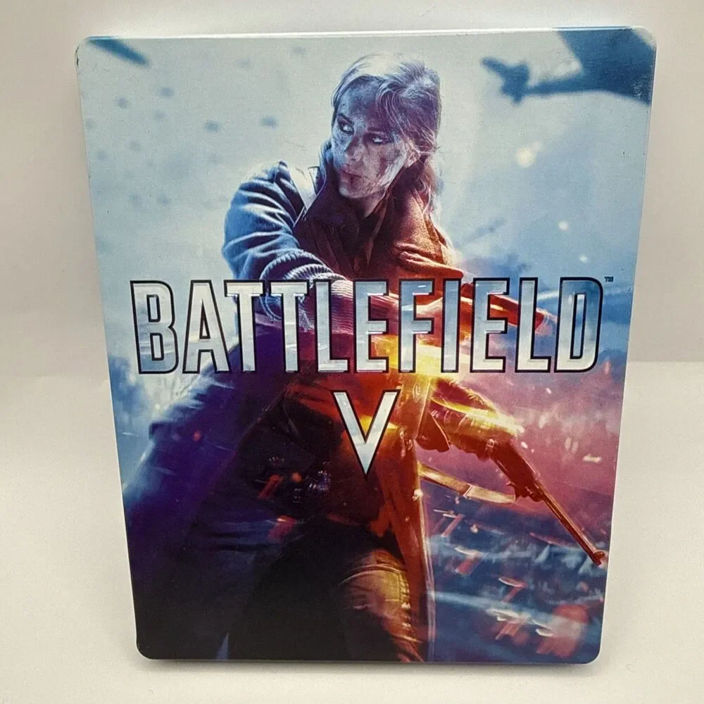 Battlefield V Steelbook Collector Case - W/ Game - Tested & Works!